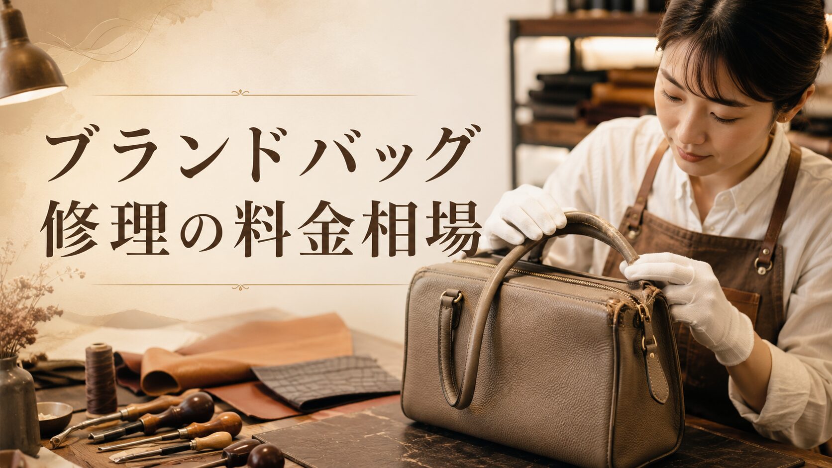 ブランドバッグ修理の料金相場を解説する革修理職人のアイキャッチ画像